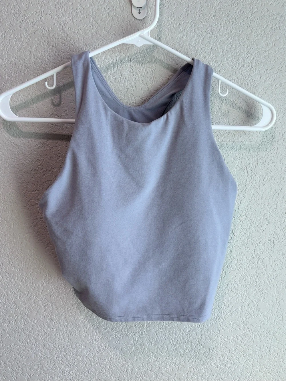 Athleta Conscious Crop Tank Top Sports Bra Purple Lavender Women’s Size Small